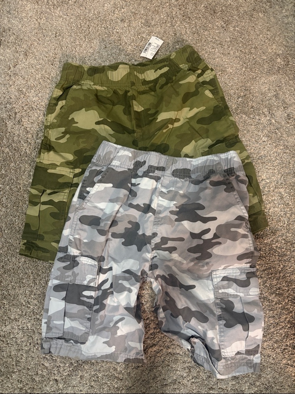 NWT The Children’s Place camo shorts bundle , 10 husky